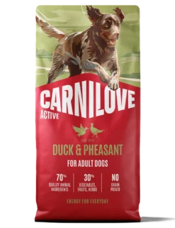 Active Dog Duck & Pheasant for voksne hunder av alle raser 12 kg