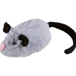 Active-Mouse Plysj jaktinstinkt grå 8 cm