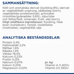 Adult Gastrointestinal Biome Chicken & Vegetables Stew 354 g