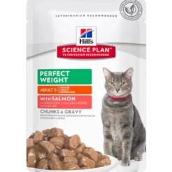 Adult Perfect Weight Chicken Salmon Pouch - Wet Cat Food 12 x 85 g - Pouch