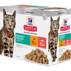 Adult Perfect Weight Chicken Salmon Pouch - Wet Cat Food 12 x 85 g - Pouch