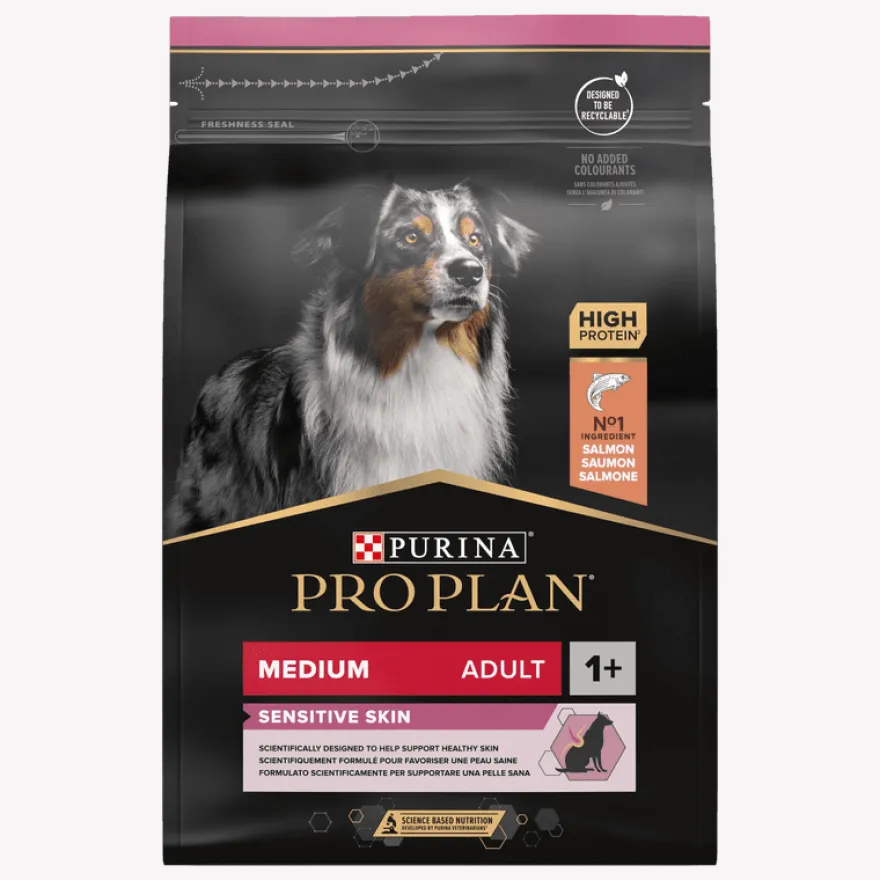 Adult Sensitive Skin Medium Tørrfôr for voksne hunder 3 kg