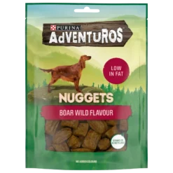 Adventuros Nuggets med villsvinsmak 90 g x 6 stk.