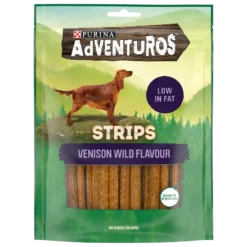 Adventuros Strips med hjortesmak 90 g