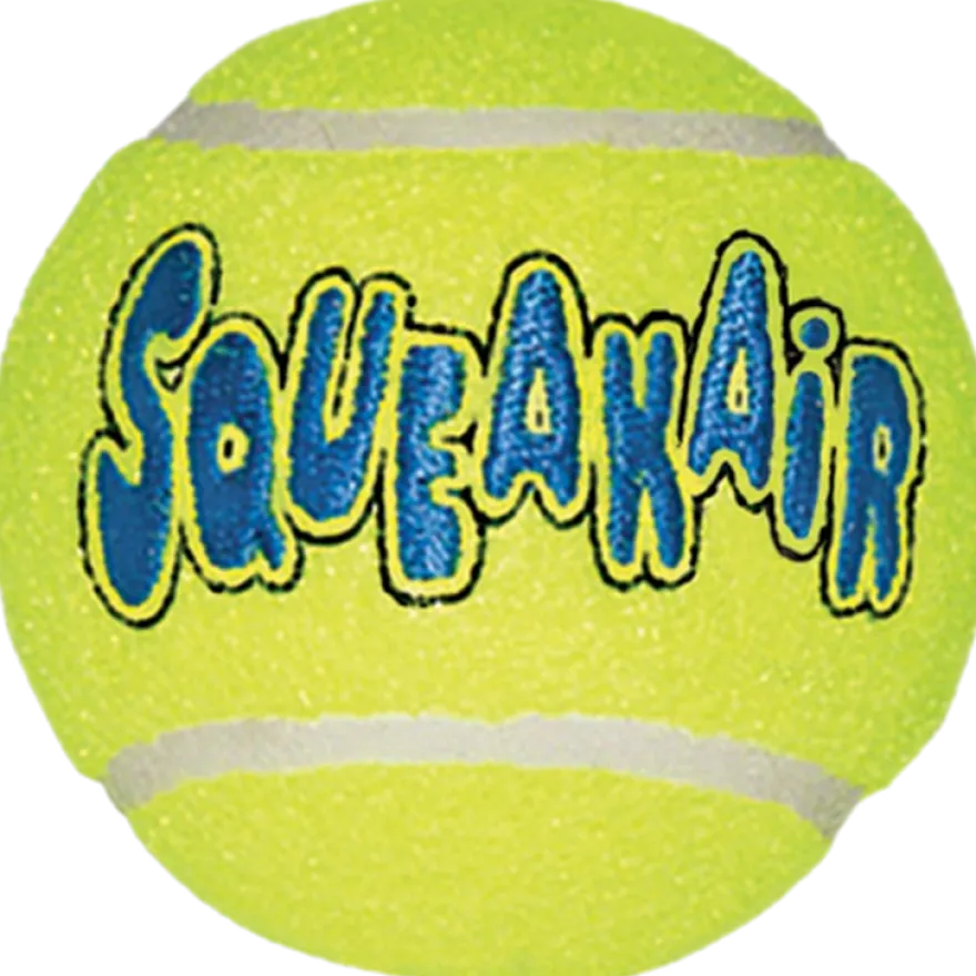 Air Dog Squeakers Ball leketøy gul XSmall