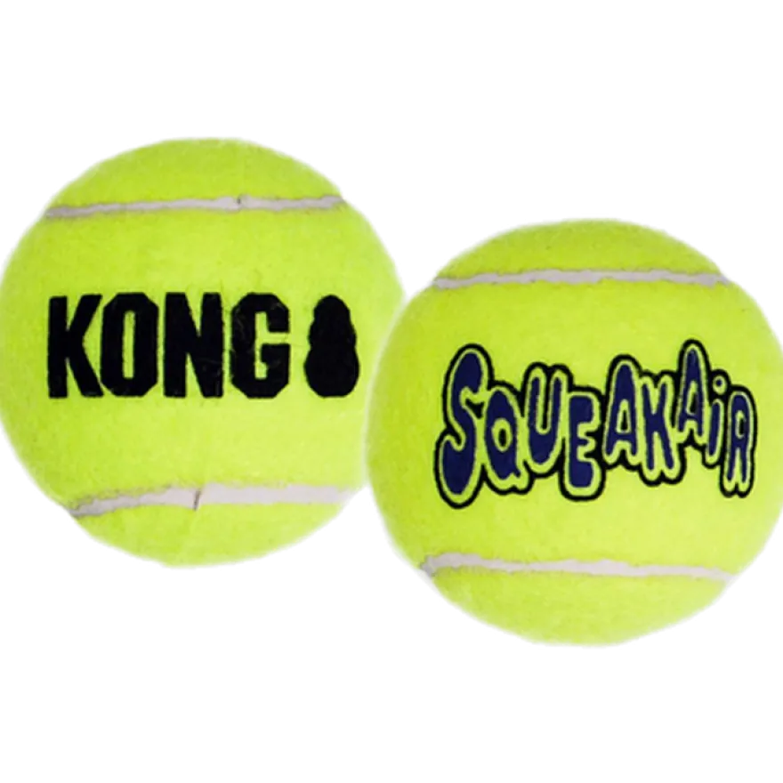 Air Dog Squeakers Ball leketøy gul XSmall