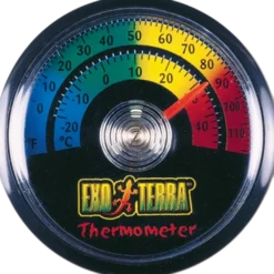Analogt termometer - Terrariumtemperatur svart 5 cm