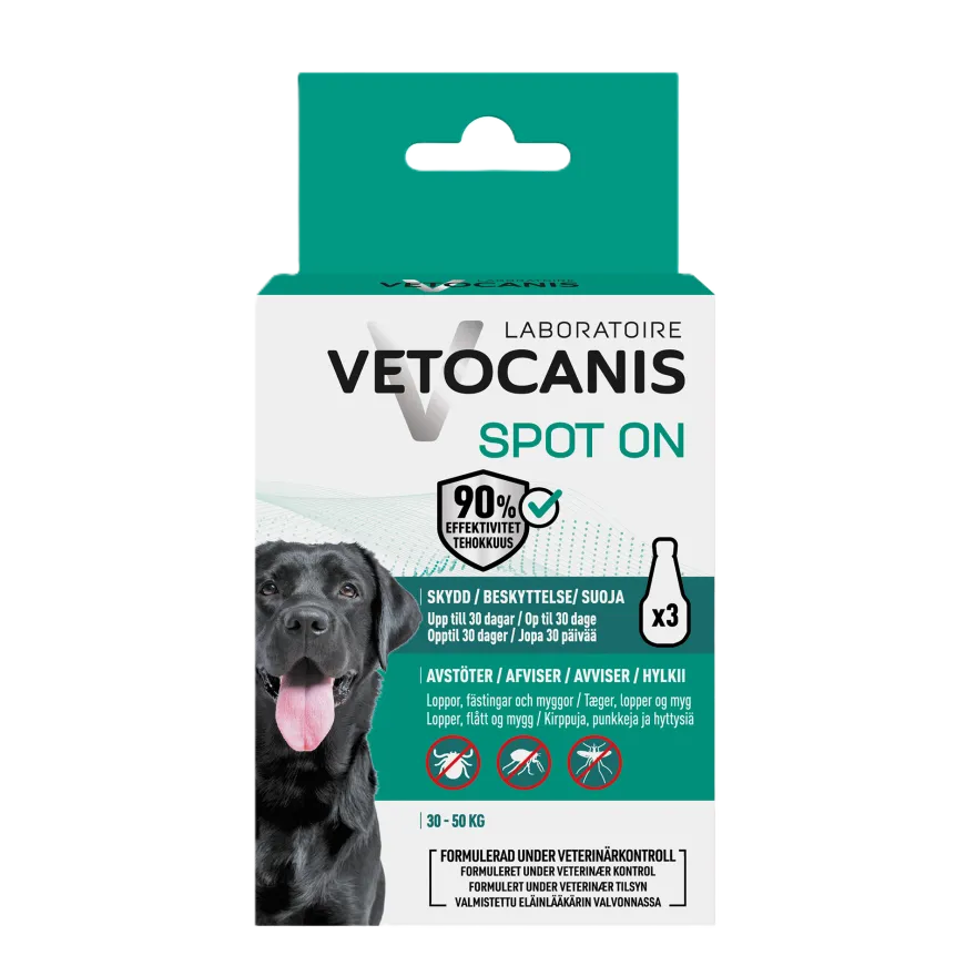 Anti-parasit Spot on Hund L, 3 x 3 ml
