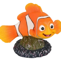 Aquarium Deco Leto klovnefisk oransje 9 x 6 x 8 cm