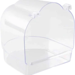 Badehus, halvsirkel Transparent 13 x 15 x 14 cm