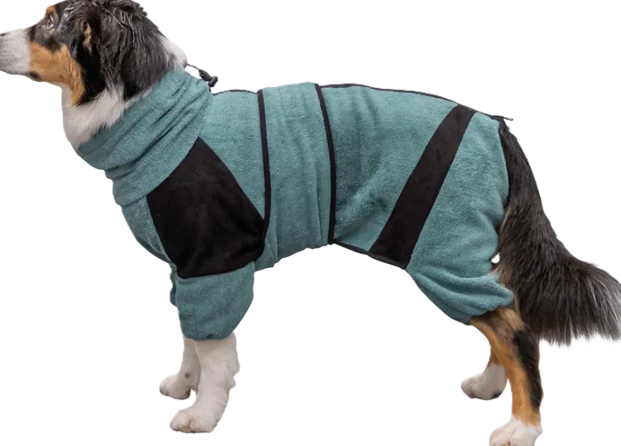 Badekåpe og hjemmedress, XS: 30 cm, petrol