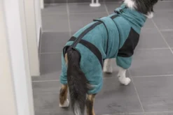 Badekåpe og hjemmedress, XS: 30 cm, petrol
