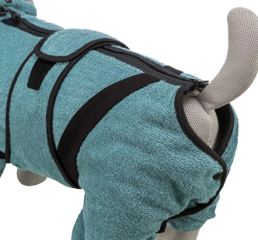 Badekåpe og hjemmedress, XS: 30 cm, petrol
