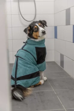 Badekåpe og hjemmedress, XS: 30 cm, petrol