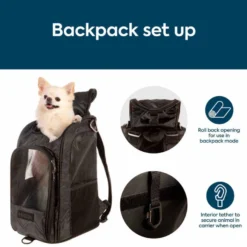 Bag Deluxe transportveske og ryggsekk Svart 43x26,5x26,5cm