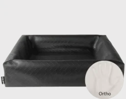 Biabed Ortho svart firkantet nr. 4 - 70 x 85 cm