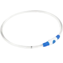 Blinkende krage LED Aura, 8mm, 35-60cm, Blå