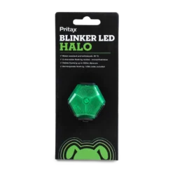 Blinkende LED-halo, 5 cm, grønn