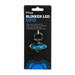 Blinkende LED UFO, 5x6,5cm, Blå