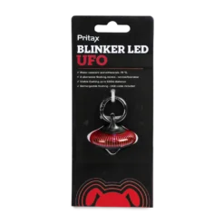 Blinkende LED UFO, 5x6,5cm, rød