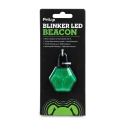 Blinker LED-lampe, 5x6,5cm, grønn