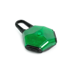 Blinker LED-lampe, 5x6,5cm, grønn