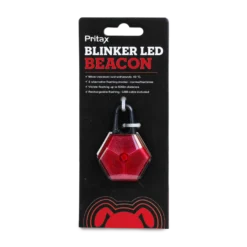 Blinklys LED, 5x6,5cm, rød