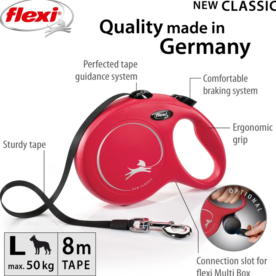 Bånd New Classic Band Red Large, 8 m, maks. 50 kg