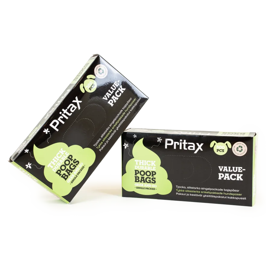 Bæsjeposer Value Pack Thick 300stk, 34x23cm, Svart