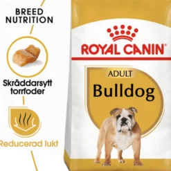 Bulldog Adult tørrfôr for hunder 12 kg
