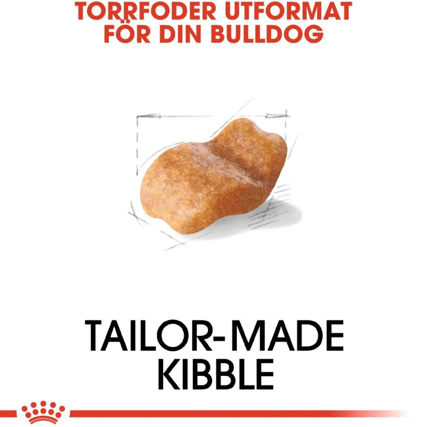 Bulldog Adult tørrfôr for hunder 12 kg
