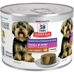 Canine Adult Sen.Stomach & Skin Mousse Small&Mini Turkey 200g