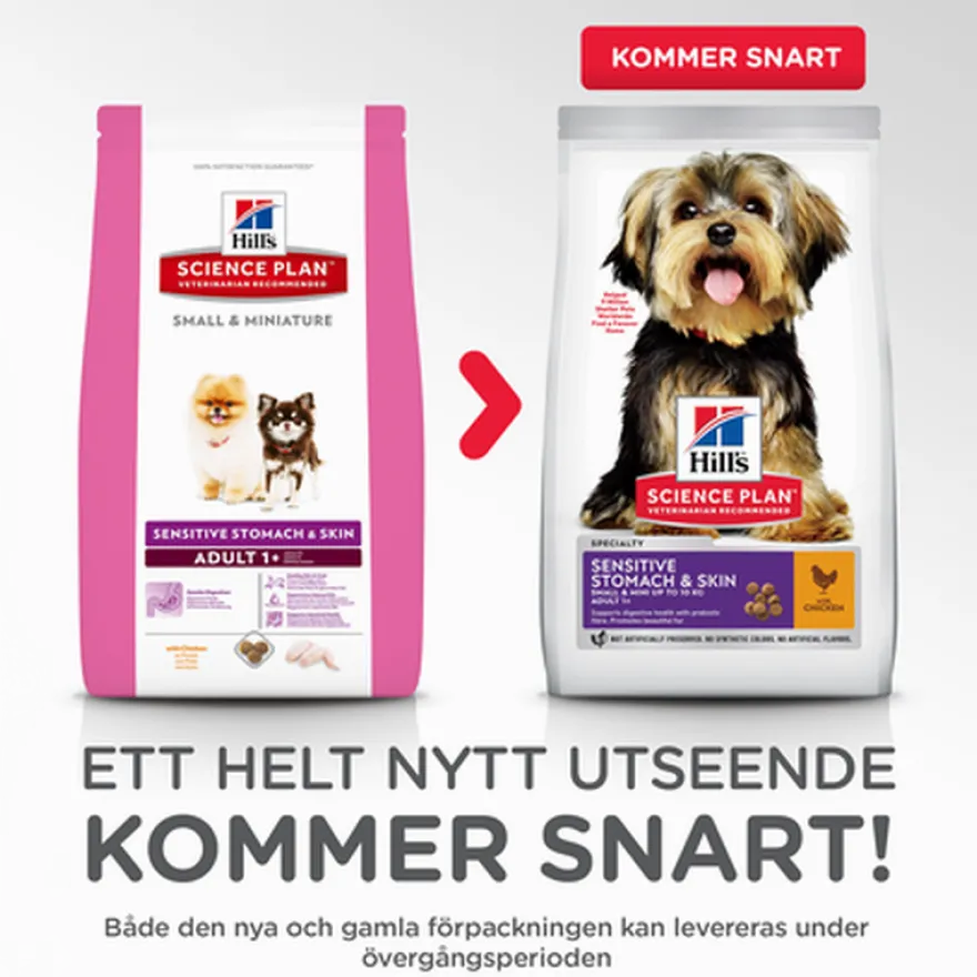 Canine 1+ Mini Mage & Skin Chicken 1,5 kg