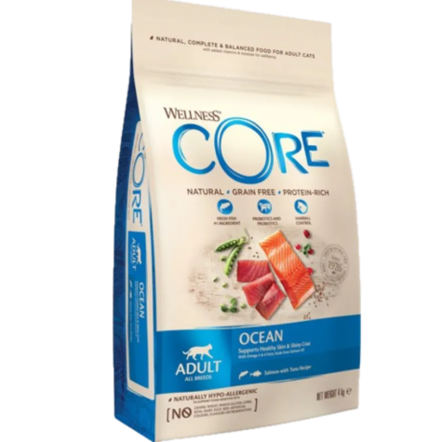 Cat Adult Ocean Kornfri Laks & Tunfisk Tørr 4 kg