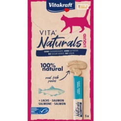 CataNaturals LiquidSnack Laks godbiter til katter 5-pakning-15g
