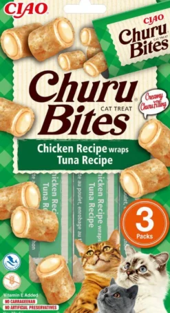 Cat Bites kylling- og tunfiskwrap, 3-pk.