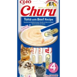 Cat Creamy Treat Tuna with Beef 4 x 14 g