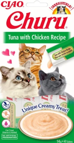 Cat Creamy Tuna med kylling, 4-pk.
