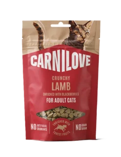 Cat Crunchy Snack Lam beriket med bjørnebær 50 g