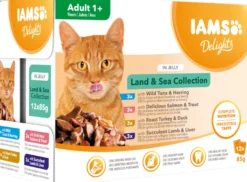Cat Delights Jelly Multipack Land & Hav 12x85g