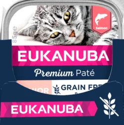 Cat Grain Free Senior laksepaté 12x85g