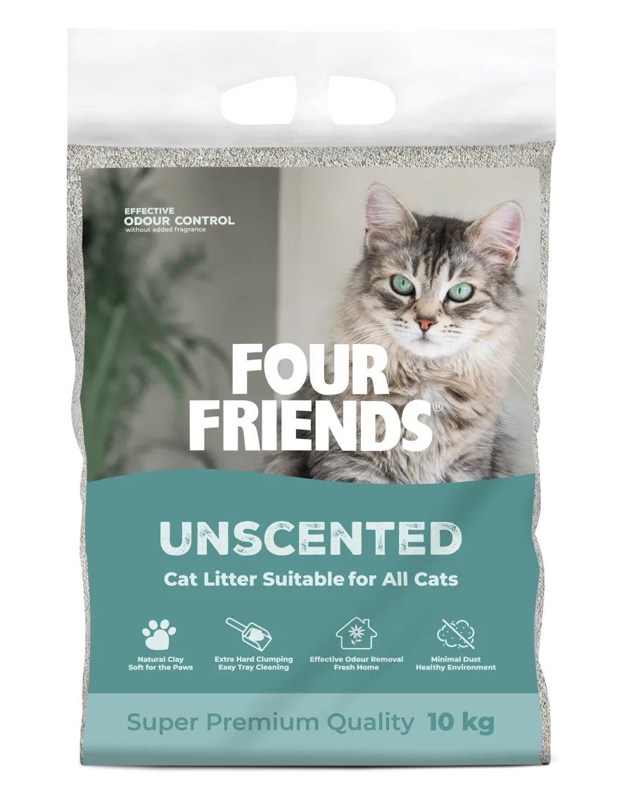 Cat Litter Unscented 10 kg - Uparfymert