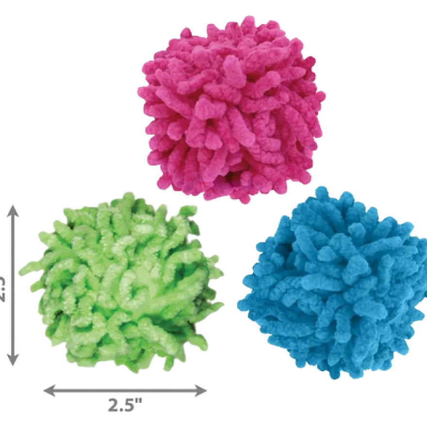 Cat Moppy Ball 6 cm, blandede farger