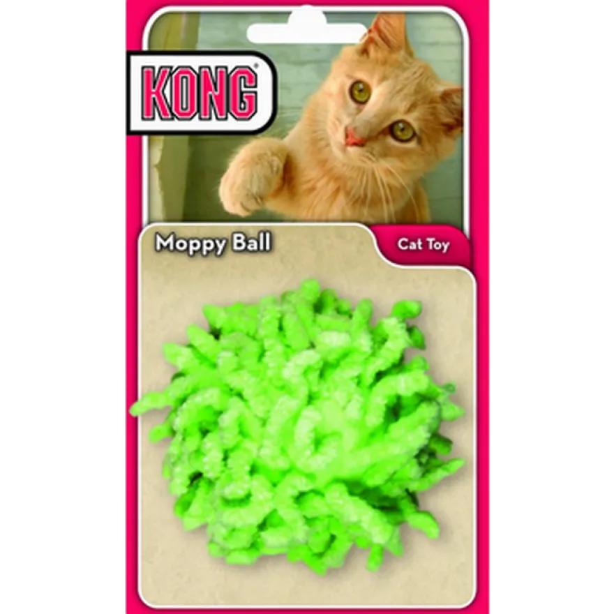 Cat Moppy Ball 6 cm, blandede farger