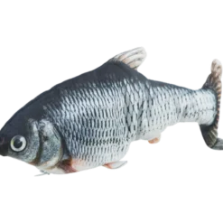 Catnip Wriggle Fish grå 30 cm