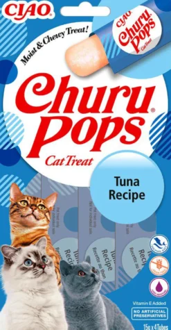 Cat Pops Tuna, 4-pakning