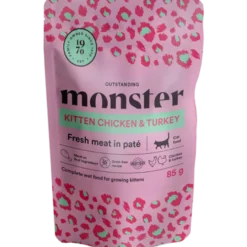 Cat Pouches Kitten kylling og kalkun 85 g x 8 stk - porsjonsposer