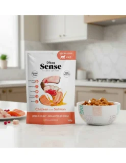 Cat Sense Bites Chicken With Salmon 100g