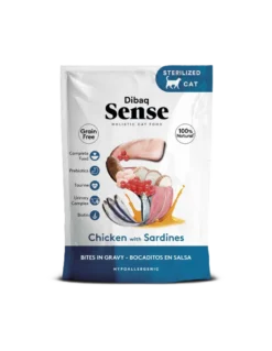 Cat Sense Bites Chicken With Sardines 100g