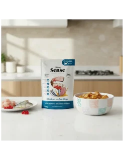 Cat Sense Bites Chicken With Sardines 100g